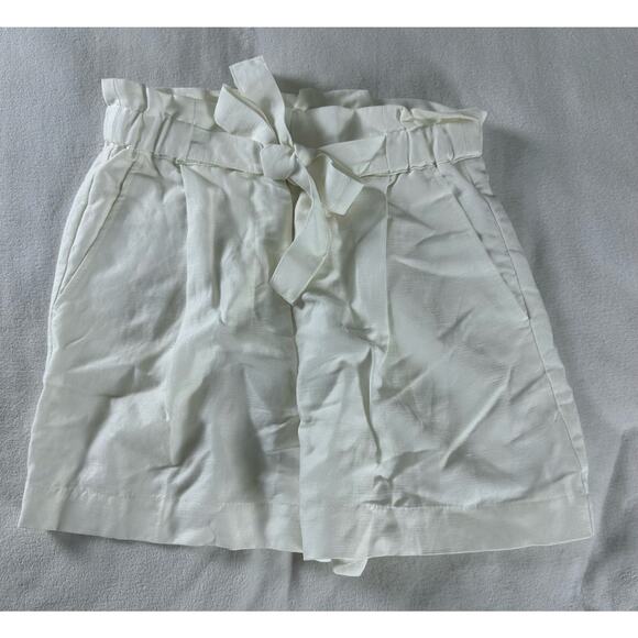 Wilfred Size 2 White Belted Shorts - Picture 1 of 5